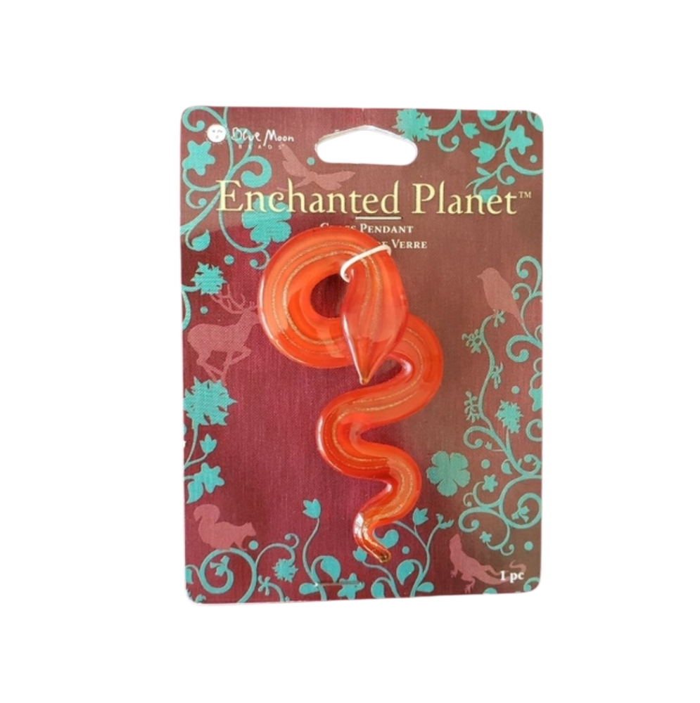 Glass Snake Pendant